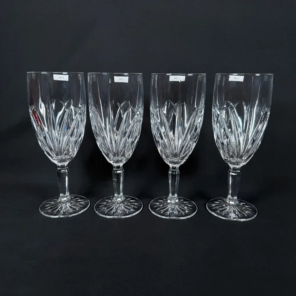 Marquis By Waterford Markham All Purpose Wine Goblet Set Of 4 Crystal Glasses